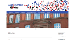 Desktop Screenshot of musikschule-hoexter.de