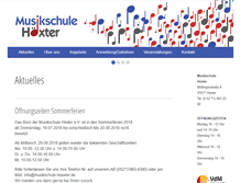 Tablet Screenshot of musikschule-hoexter.de